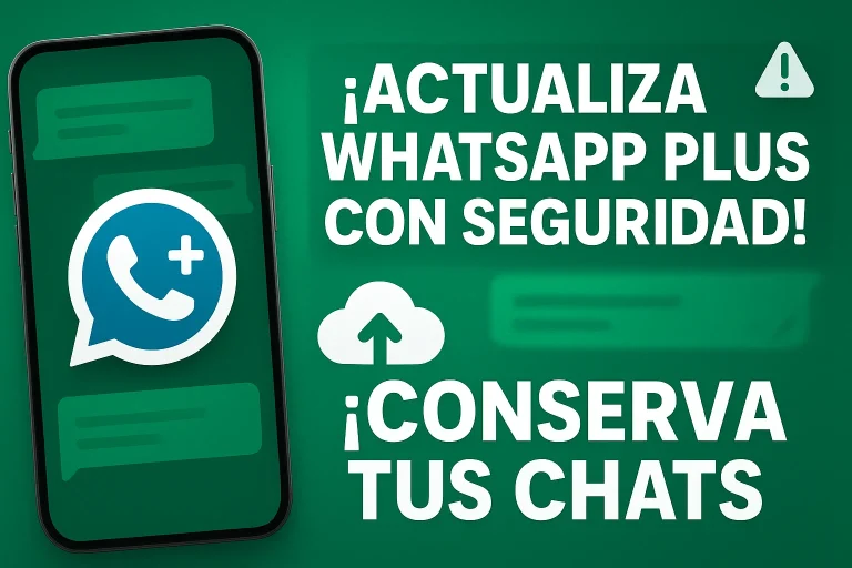 Actualiza WhatsApp Plus de Forma Segura Sin Perder tus Chats