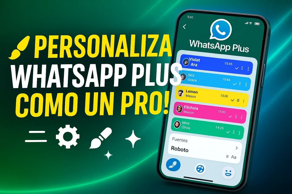 Personaliza WhatsApp como un profesional