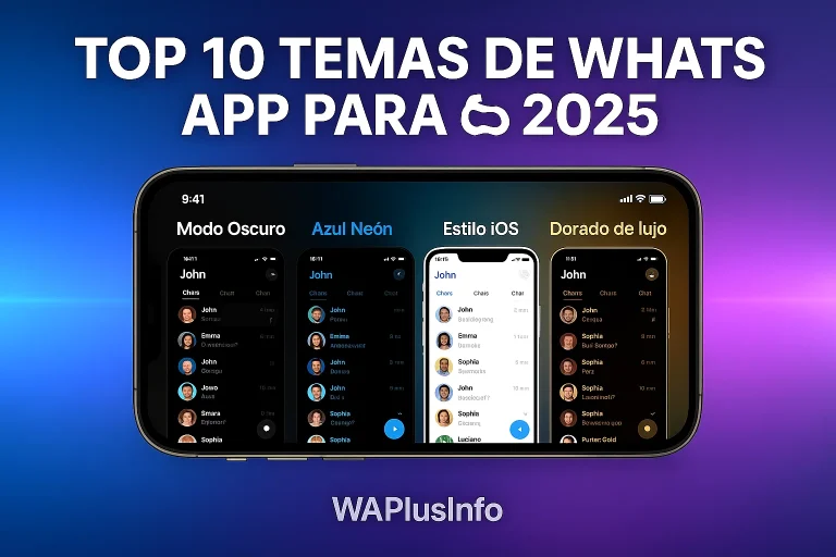 Los 10 mejores temas de WhatsApp Plus para transformar tus chats