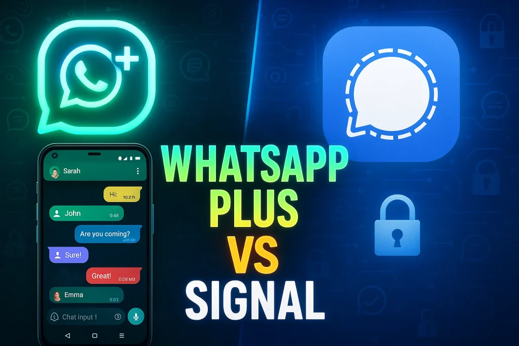 WhatsApp Plus vs Signal: Best Chat App Showdown